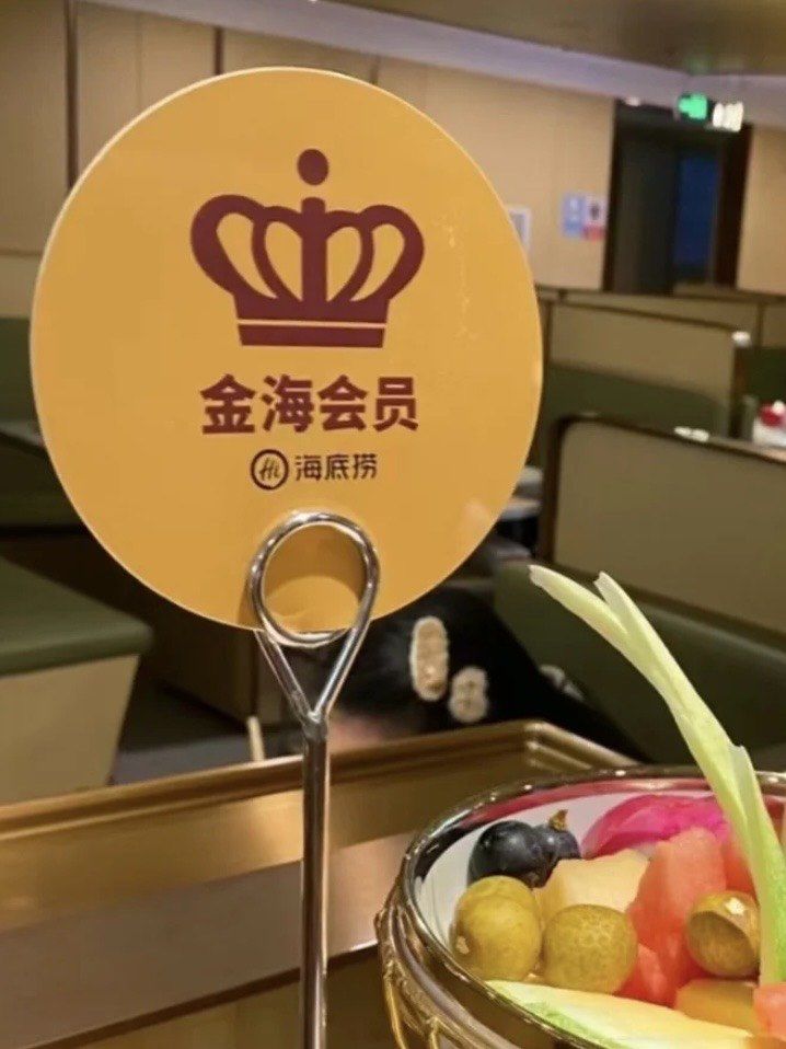 海底捞金海会员标准